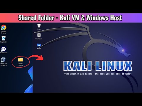 How to Create Shared Folders between Kali VM and Windows Host in VirtualBox