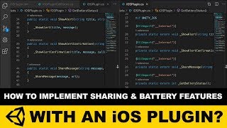 Unity3d iOS Plugins - Unity3d To iOS Bridge With Sharing and Battery information features