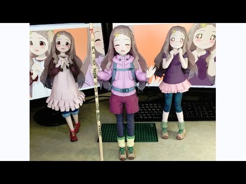Papercraft : anime < Encouragement of climb. > Kokona-chan Papercraft : anime < Encouragement of climb. > Kokona-chan