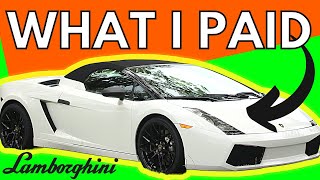 Is a Salvage Lamborghini really that cheap?