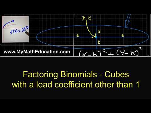 Factoring Binomials - Cubes Lead Coefficient Other Than 1 HD Factoring Binomials - Cubes Lead Coefficient Other Than 1 HD