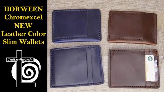 New Horween Chromexcel Leather Slim Wallet