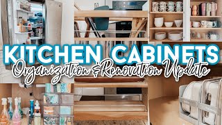 Kitchen Cabinets Update & Organization + Renovation Plans