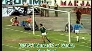 Guarani 2 x 1 Santos - Brasileiro de 78