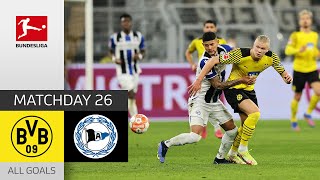 BVB wins at Haaland comeback | Borussia Dortmund - Arminia Bielefeld 1-0 | All Goals | BL 21/22