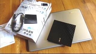 ASUS Slim External USB DVD-RW Unboxing