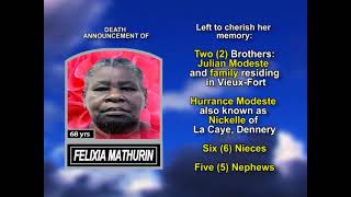 Felixia Mathurin long