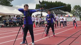 第58回全日本学生アーチェリー個人選手権大会　男子RCゴールドメダルマッチ