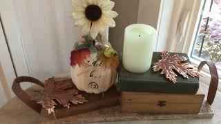 Remembering Thanksgiving with Dollar Tree Decor