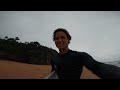 surfing in pouring rain *satisfying asmr* raw pov