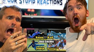 Top 10 Best Catches by Indian Players In Cricket History REACTION!!