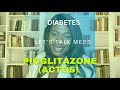 Watch this if taking Pioglitazone for Diabetes treatment|Actos| Antidiabetic treatment