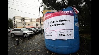 Así fue el primer día del megacorte de agua en la Ciudad de México