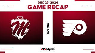 Loss 2-1.  Round of 16 (8vs1) Toronto Marlies Tournament vs Don Mills Flyers U16 December 29, 2024