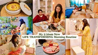 My 5:30am LIFE TRANSFORMING Morning Routine Realistic & Productive || How I Manage Everything Lunch