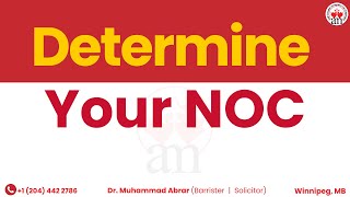 How to determine your NOC