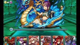 パズドラ「海の龍騎姫」赤オーディン×闇シヴァPTノーコン攻略