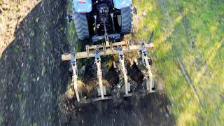 Nixon Farms in Baker Florida - Pulling Cotton Stalks