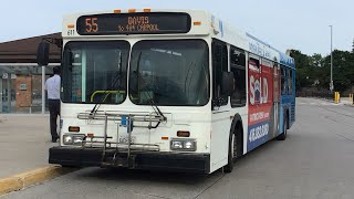 YRT Westbound Ride Video on 611 2006 New Flyer D40LF on route 55 Davis Drive