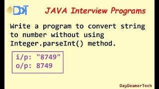 convert string into integer without using Integer.parseInt() method in java and valueOf