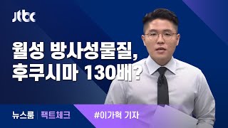 [팩트체크] 월성 원전 방사성물질이 후쿠시마 130배? / JTBC 뉴스룸