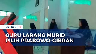 Viral! Guru SMK di Rembang Larang Murid Pilih Prabowo-Gibran