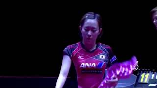 2017ブルガリアOP 石川佳純 vs 伊藤美誠　女子シングルス決勝