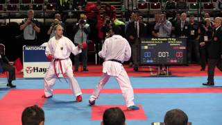 Noah BITSCH vs Oualid BOUABAOUB - 2014 World Karate Championships | WORLD KARATE FEDERATION