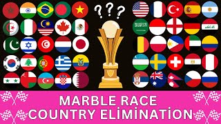 Marble Race League Country Elimination in Algodoo
