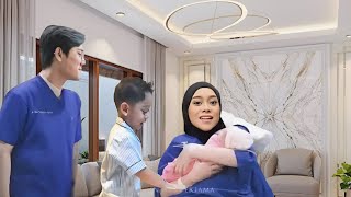 INILAH REAKSI BABY L DISAAT SANG BUNDA MENGGENDONG ADIKNYA  YANG BARU LAHIR