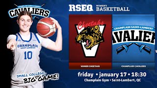 RSEQ Basketball féminin 🏀 Vanier @ Ch.-St-Lambert [2025-01-17]