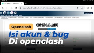 Cara isi akun & bug yg benar di Open Clash