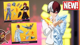 My Hero Academia X Fortnite Bundle Showcase Todoroki Kirishima Ashido
