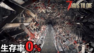 【7Days to Die】一度入ったら絶対に生きて出られないトラップハウスに潜入せよ#45