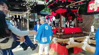 令和5年保内三島神社秋祭り　宮出し