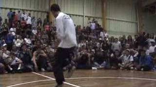 bboy arex (murderouz crew colombia) vs texas vicious germs (usa) ecadu 2008