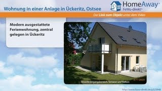 Usedom: Modern ausgestattete Ferienwohnung, zentral gelegen in Ückeritz - FeWo-direkt.de Video