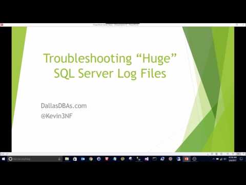 SQL Server Log File is HUGE! SQL Server Log File is HUGE!