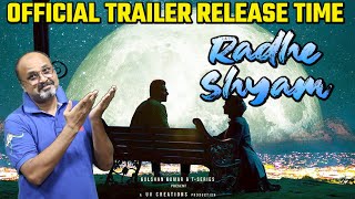 Prabhas  Radhe Shyam Trailer Official Release Taiming And New Poster Reaction