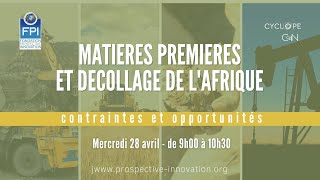 Matières premières et décollage de l'Afrique : contraintes et opportunités