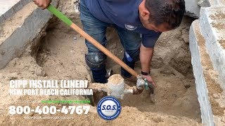 New Liner Repair Underground in Newport Beach CA