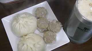 【551蓬莱】豚まんと焼売をビールで食す