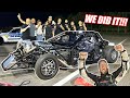 WORLD'S FIRST Stick Shift Corvette In The SIXES! Leroy's Most INSANE Pass EVER!!!!
