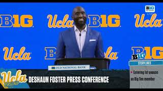 I am  firing him right  after this!!  UCLA  HC Deshaun Foster breaks it down:In LA ✅Excited ✅