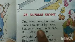 English Medium Pre-Primary  Sr.K.G.  Rhymes Number Rhyme