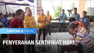 Penyerahan Sertifikat HAKI | Liputan 6 Papua