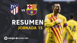 Resumen de Atlético de Madrid vs FC Barcelona (0-1)