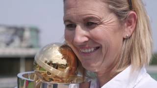 ICC Women's World Cup: Charlotte Edwards visits All England Tennis club