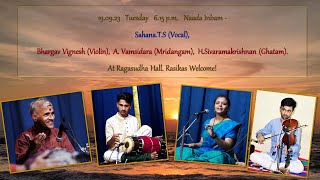 Sahana.T.S - Vocal Concert for Naada Inbam