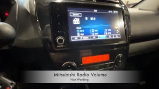 Mitsubishi Radio Volume